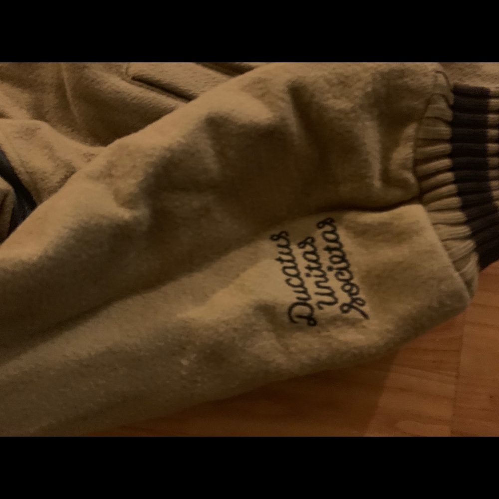 Marc Ecko Wool Leather Varsity Alumni Jkt - image 2